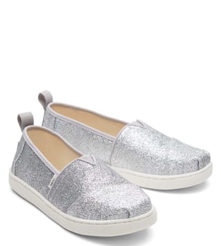 Toms on sale silver sneakers