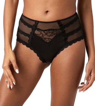 Buy YamamaY Black Lace Brief Panty for Women Online @ Tata CLiQ Luxury