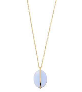 Buy Skagen Gold Sea Glass Necklace only at Tata CLiQ Luxury