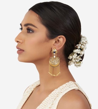 Buy Baraat Babe Dangler Earrings In Gold Plated 925 Silver from Shaya by  CaratLane