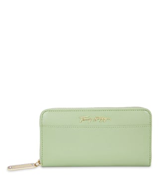 Tommy hilfiger green best sale wallet