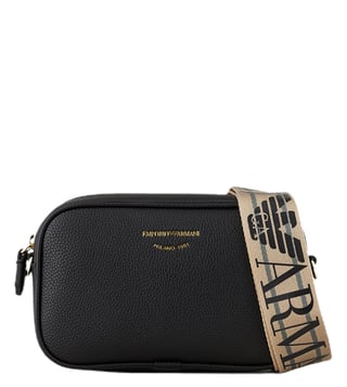 Buy Emporio Armani Nero Main Line Medium Cross Body Bag for Women Online @  Tata CLiQ Luxury