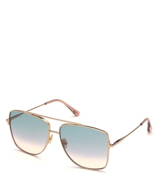 Buy Tom Ford Blue Square Sunglasses for Women only at Tata CLiQ Luxury