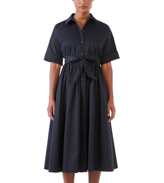 Buy Kate Spade Black Poplin Montauk Relaxed Fit Midi Dress for Women Online  @ Tata CLiQ Luxury