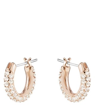 Buy Swarovski White Star Stella Hoop Earrings for Women Online  Tata CLiQ  Luxury