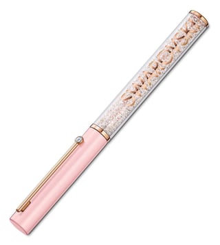 Crystalline Gloss ballpoint pen, Pink, Pink lacquered, Rose gold-tone plated