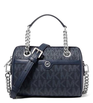 Buy Michael Kors Admiral & Pale Blue Blaire Cross Body Bag for Women Online  @ Tata CLiQ Luxury