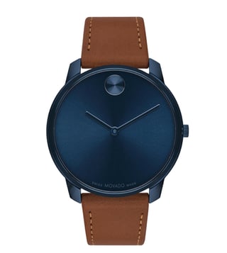 Blue movado shop watch men's