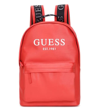 Guess hot sale red backpack