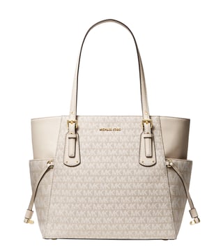 Buy MICHAEL Michael Kors Soft Pink & Fawn Voyager Laptop Tote for Women  Online @ Tata CLiQ Luxury