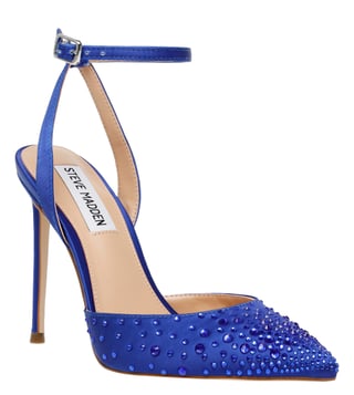 Buy Steve Madden Cobalt Blue REVERT Ankle Strap Stilettos for Online @ Tata CLiQ Luxury