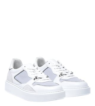 Buy Baldinini White & Beige Men Sneakers Online @ Tata CLiQ Luxury