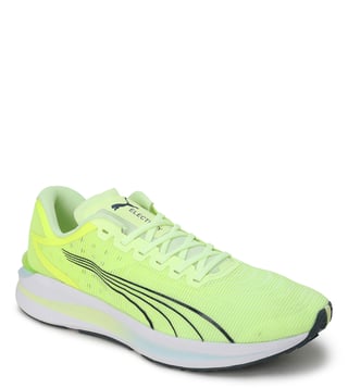 Puma yellow hotsell running shoes