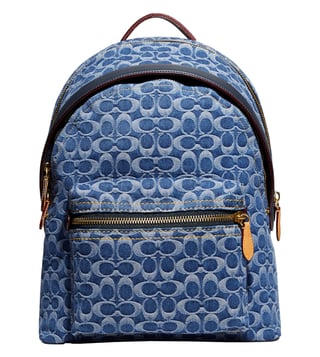 Coach best sale blue backpack