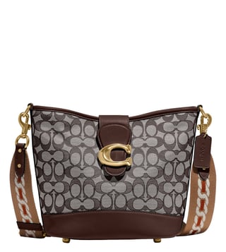 Buy Coach Grey & Brown Tali Color Block Medium Cross Body Bag for Men  Online @ Tata CLiQ Luxury