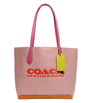 Coach tote discount bag pink