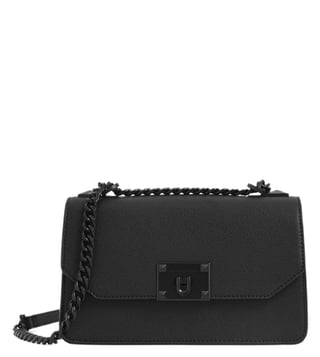Buy Lavie Debossed Hemi Black Textured Small Cross Body Bag at Best Price @  Tata CLiQ