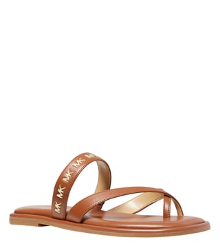 Mk outlet logo sandals