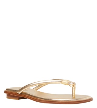 Buy MICHAEL Michael Kors Pale Gold Annie Thong Sandals for Women