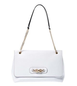 Buy Baldinini White Small Vit.grainy Bianco Shoulder Bag for Women