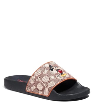 Buy Coach Cocoa Udele Disney X Coach Sport Slides for Women Online