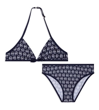 Buy Michael Kors Kids Navy Regular Fit Bikini Bra & Panty Set for Girls  Online @ Tata CLiQ Luxury