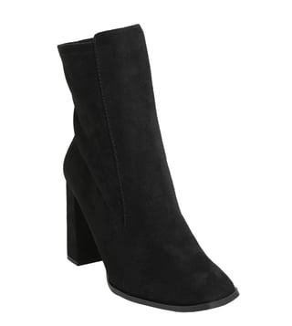 Aldo black hot sale suede booties