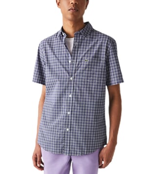 Buy Lacoste Multi Checked Regular Fit Shirt for Men Online @ Tata CLiQ