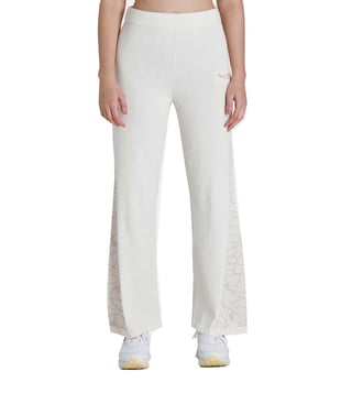 Buy Tommy Hilfiger Pearly Blue Logo Relaxed Fit Joggers for Women Online @  Tata CLiQ Luxury