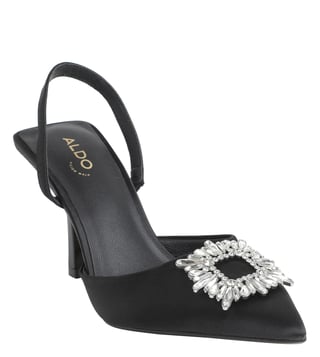 Buy ALDO Black LAREINE001 Embellished Sling Back Sandals for Women