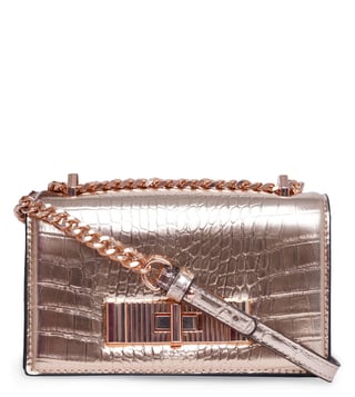 Buy Coach Gold & Black Small Cross Body Bag for Women Online @ Tata CLiQ  Luxury