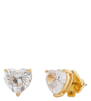 Gold My Love heartshaped earrings Kate Spade  Vitkac Australia