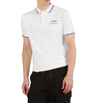 Buy Hackett London Men White AMR Classic fit T-Shirt Online
