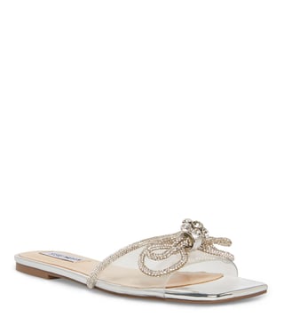 Steve madden clear discount slides