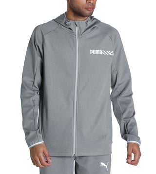 Buy Puma Grey Regular Fit Sports Jacket For Men Online @ Tata Cliq Luxury