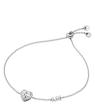 Buy Michael Kors Silver Plated Link Bracelet  Silver Color Women  AJIO  LUXE