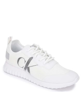 Buy Calvin Klein Jeans Bright White Europe Runner Sneakers Online @ Tata CLiQ Luxury