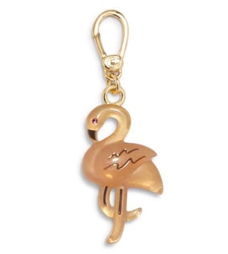 Coach 2025 flamingo keychain