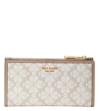 Buy Kate Spade Natural Spade Flower Jacquard Medium Wallet for Women Online  @ Tata CLiQ Luxury