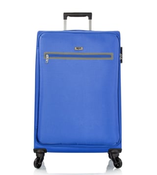 Buy HEYS Blue Xero G Range Soft Case Medium Checked Luggage Online Tata CLiQ Luxury