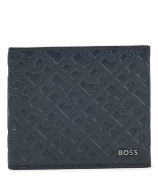 Gucci Monogram Embossed Wallet in Black for Men