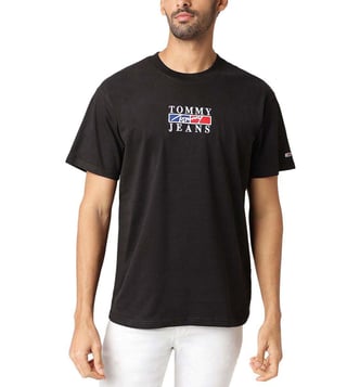 Tommy jeans best sale black t shirt