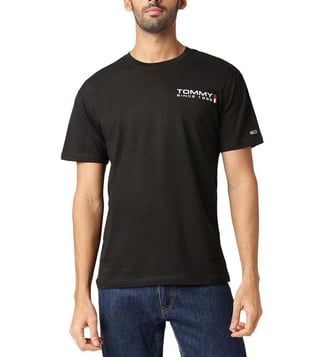 Tommy jeans black online t shirt