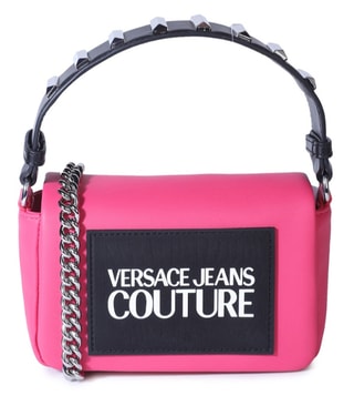 Buy Versace Jeans Couture Pink Printed Cross Body Bag for Women