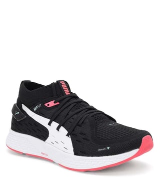 Buy Puma Black Pink Alert White Running Shoes for Women Online