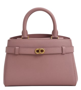Buy Charles & Keith Pink Wren Acrylic Small Trapeze Bag for Women Online @  Tata CLiQ Luxury