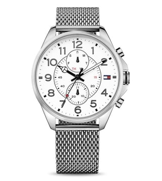 Tommy hilfiger dean chronograph bracelet watch in store stainless steel