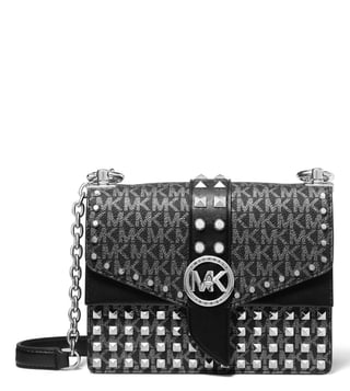 Buy MICHAEL Michael Kors Metallic Logo Medium Cross Body Bag for Women  Online @ Tata CLiQ Luxury