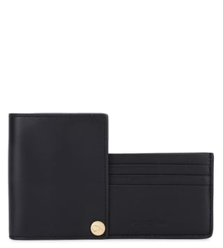 Buy Calvin Klein Black Logo Monogram Medium Bi-Fold Wallet for Men Online @  Tata CLiQ Luxury