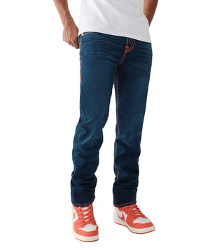 Buy True Religion Super T Ricky Straight Blue Jeans for Men Online  Tata  CLiQ Luxury